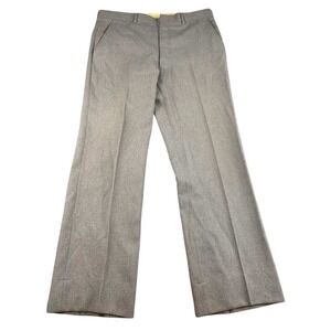 Vintage 70s Sears Roebuck And‎ Co. Pants Men 36 Brown Dress Classic Trousers